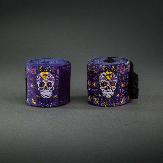 Μπαντάζ Venum Santa Muerte Handwraps Dark Purple