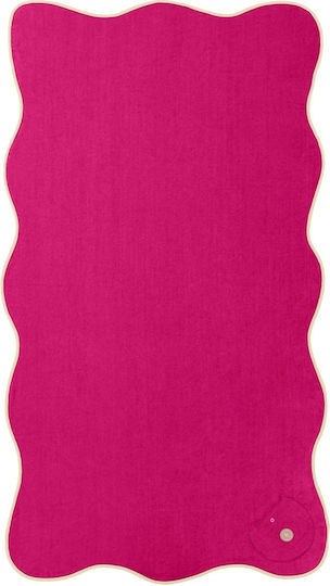 Sorbet Island Prosop De Plajă Din Bumbac Roz 180x100cm