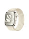 Techsuit W085 Fabric Beige Strap (Huawei Watch Fit 3 / Fit 4 / Fit 4 Pro / Fit 5 / Fit 5 Pro)