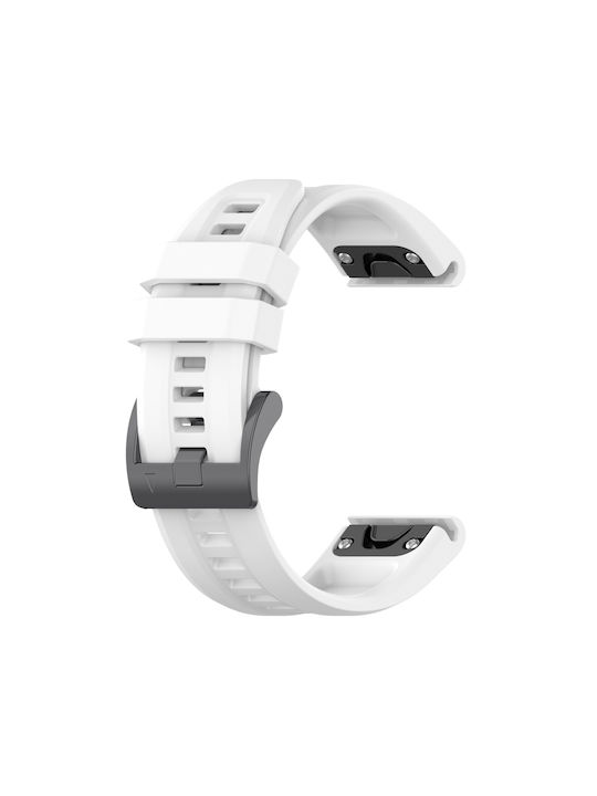 Curea din silicon albă Garmin Instinct 2