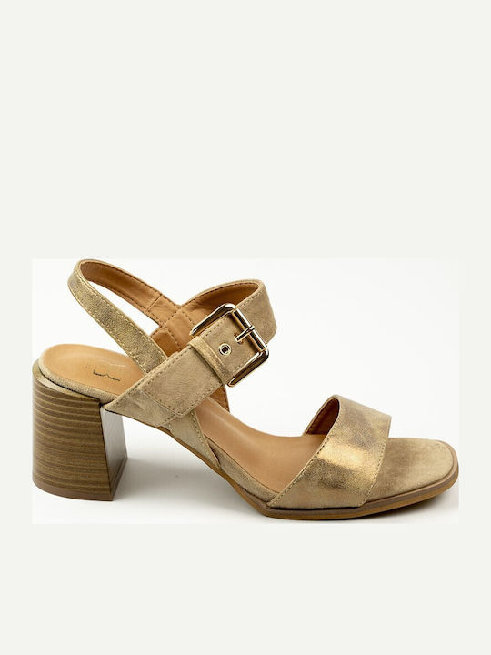 Fshoes Дамски сандали Бежови