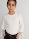 Kids Long-sleeved Top Ecru