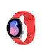 Silikon Tragbares Band Rot Galaxy Watch4/5/6/7/FE/4 Classic/6 Classic/5 Pro Apple Watch 38/40/41/42mm Vivomove HR Huawei Watch GT2 / GT3 (42mm) / GT3 Pro (43mm) Honor GS Pro Amazfit GTS 3 Realme Watch 2 Haylou RS4 LS12