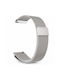 Milanese Metal Strap Magnetic Closure Xiaomi Watch S5 46mm Xiaomi Watch 5 47mm Silver