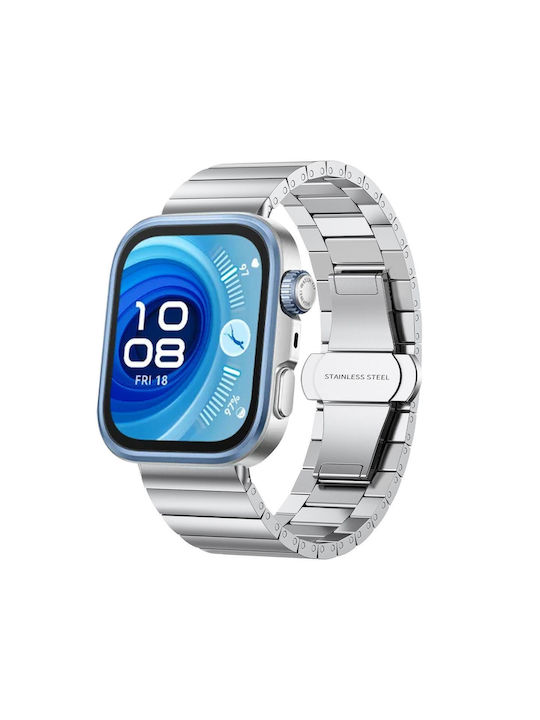 Stainless Steel Silver Strap (Huawei Watch Fit)