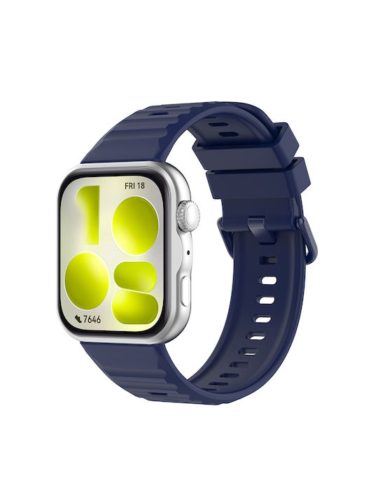 Techsuit W082 Silicone Strap Navy Blue Huawei W...