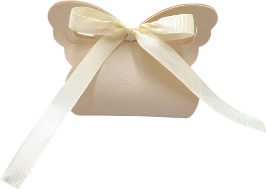 Schmetterling Ecru Leder Armband Hochzeitsgeschenkmaterialien–10 Stück 14×10cm D4e
