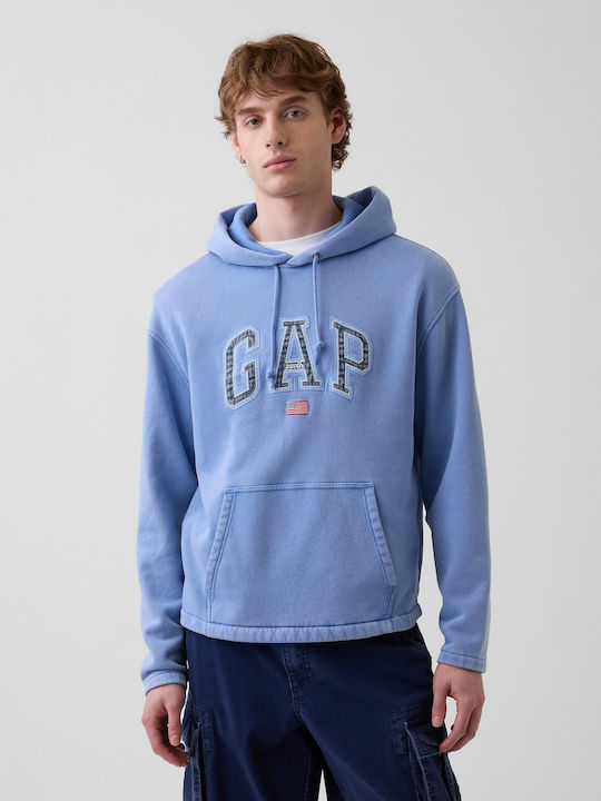 GAP Φούτερ με Κουκούλα Cabana Blue