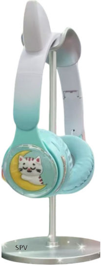 SPV M Cat Ears Wireless Bluetooth Pentru Copii On Ear Căști Audio Turcoaz