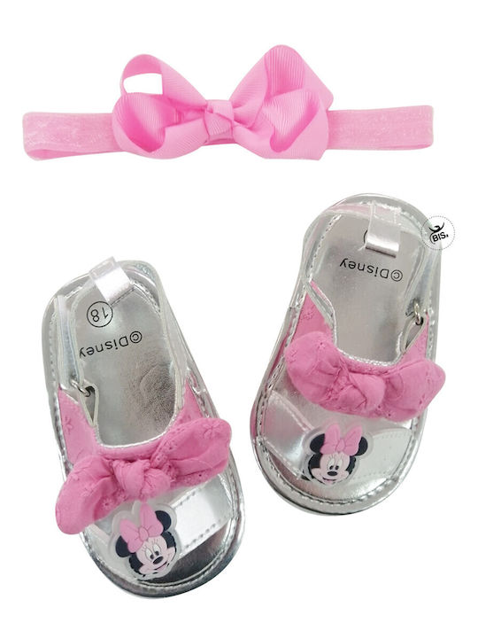 Disney Baby Soft-Sole Sandals Pink colorroz