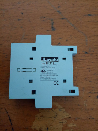 Lovato Electric Спомагателен Контакт Индустриален Тип BFX1202