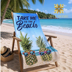 Mia Home Kinder-Strandtücher 70x140 Ananas