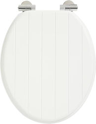 Ashley Housewares Καπάκι Λεκάνης Πλαστικό Λευκό