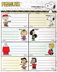 Back Me Up Peanuts Notebook Labels 16 Pieces