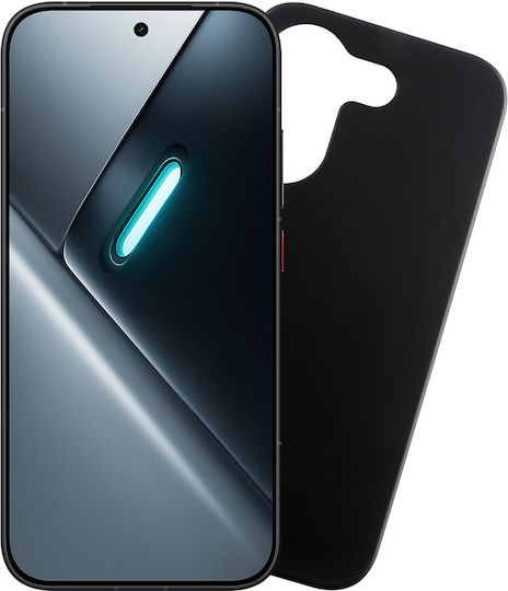 Volte-Tel Silicone Camera Guard Back Cover with Neck Strap Black (Poco X8 Pro)