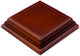 Green Stuff World Square Wood Display Base 5 X 5 Cm Hazelnut