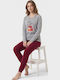Nina Club Kids Winter Pyjamas Grey