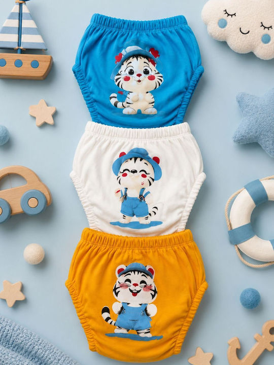 Poopes Set Kids Underwear Potty Training Pants 3 Pieces Multicolour