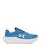 Kinder Sportschuhe Running mit Schnürsenkeln Blau