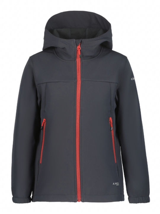 Icepeak Konan Jr Kids Sports Coat Short Anthracite