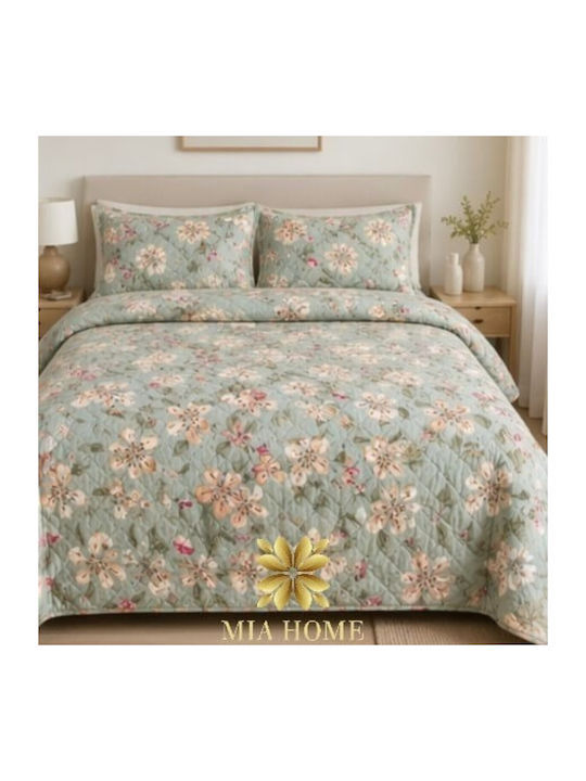 Mia Home Mia Home Tagesdecken Übergröße Grün 220x240cm 3 Stück
