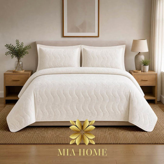 Mia Home Подредба Шалтета Престолно Бяло 220x240см 3 Бройки
