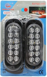 Led Φώτα Όγκου Φορτηγού Μπλε & Κόκκινο 9-30v Boutique Lights