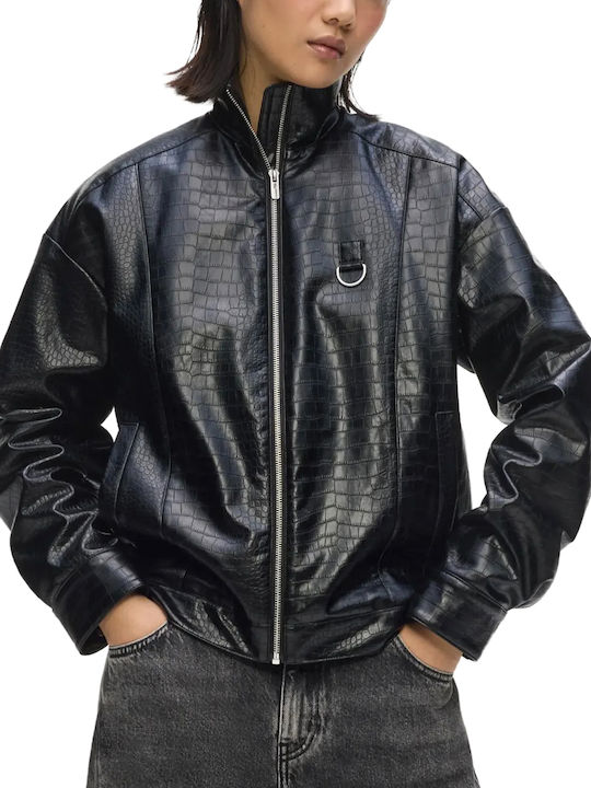 Karl Lagerfeld Μπουφάν Bomber Μαυρο