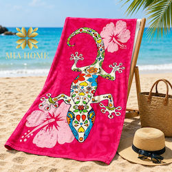 Mia Home Mikrofasertuch Körper Rosa 150x75cm