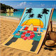Mia Home Mia Home Strandtuch Baumwoll Hellblau 150x75cm