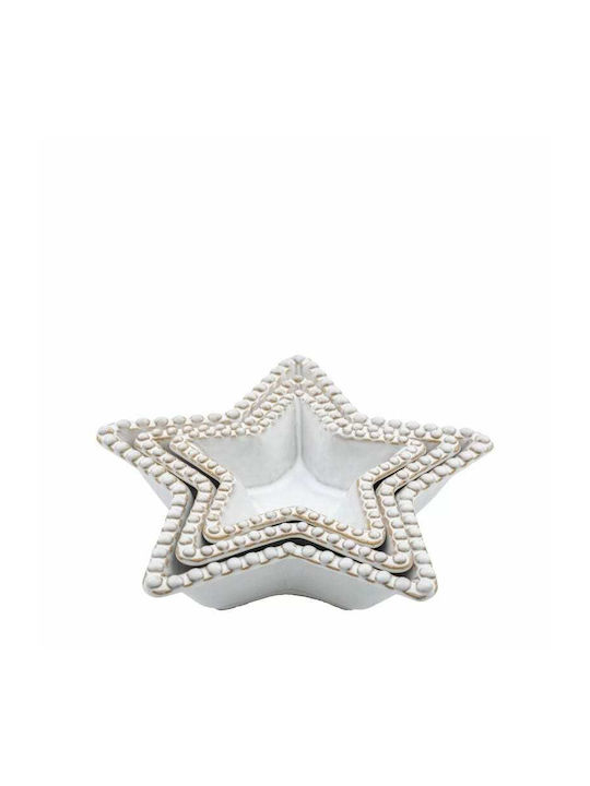 Laura Ashley Bowl with Stars 3 Pieces Laura Ashley Bowl with Stars 3 Pieces
