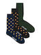 Jack & Jones Men's Monochrome Socks Black 3Pack