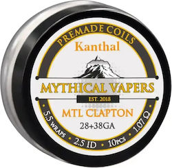 Mythical Vapers Mtl Clapton Kanthal A1 1.07 Ом