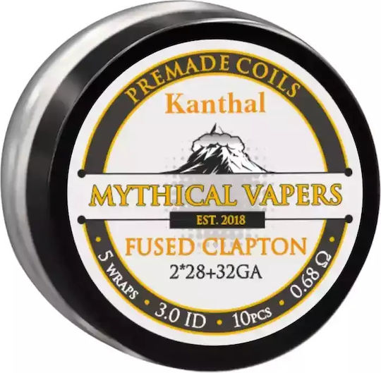 Mythical Vapers Fused Clapton Kanthal A1 0.38 Ohm