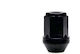 Car Lug Nut M12x1.25 Cone 60° Closed Type Black 1 Piece