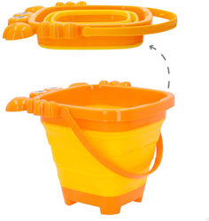 Eddy Toys Folding Beach Bucket Crab 24x18.5cm