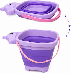 Eddy Toys Folding Unicorn Beach Bucket 21.5x18.5cm
