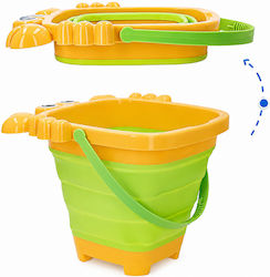 Eddy Toys Folding Beach Bucket Crab 24x18.5cm