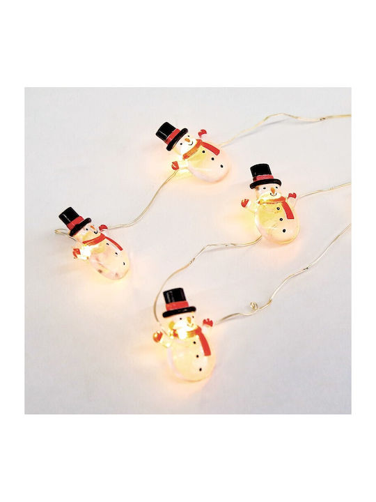 15 LED Lights 1.4m Warm White Battery-Powered S...