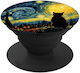 Starry Night Cat Phone Holders Stand Schwarz Ba...