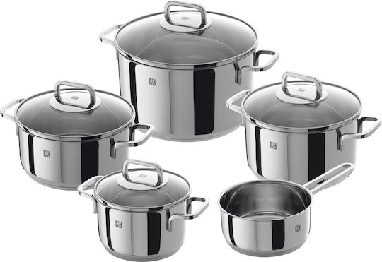 Zwilling J.A. Henckels Stainless Steel Cookware Set 5pcs