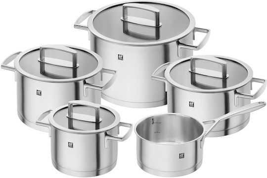 Zwilling J.A. Henckels Vitality Cookware Set Made of Stainless Steel 5 Pieces