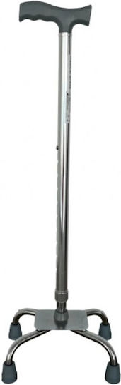 Medical Brace Baston de Mers Tetrapod Telescopic Argintiu MB.HC042