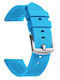 Rubber Strap Light Blue 20mm