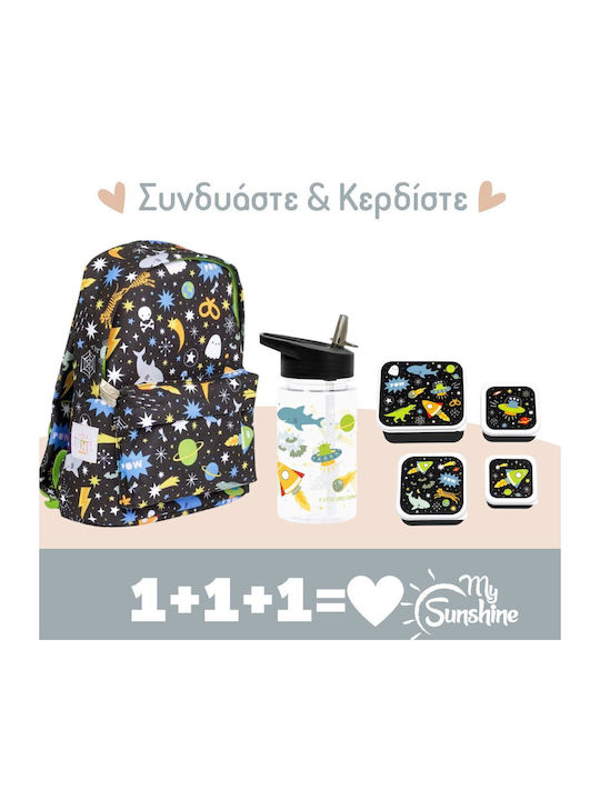 A Little Lovely Company Galaxy Σχολικό Σετ Μαύρ...