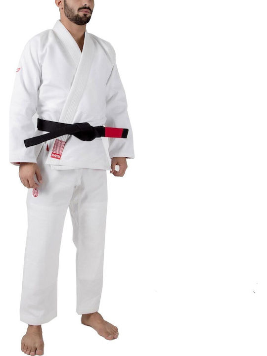 Maeda Maeda Herren Jiu Jitsu Uniform Weiß