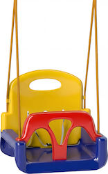 Outsunny Outsunny Kinder Schaukeln mit Sicherheitsgurt Kunststoff 42x33x38cm Blau