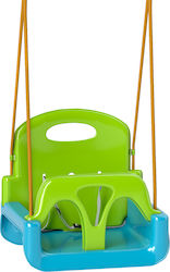 Outsunny Outsunny Kinder Schaukeln mit Sicherheitsgurt Kunststoff 42x33x38cm Grüne