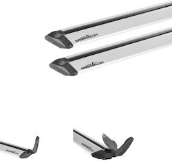 Aluminum Aerodynamic Car Roof Bars Crossbar Vento Modular System Green Valley 164.020 120cm Silver 2 Pieces Aluminum Aerodynamic Car Roof Bars Crossbar Vento Modular System Green Valley 164.020 120cm Silver 2 Pieces