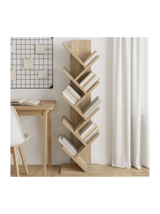 Bookcase Processed Wood 30x18x100cm